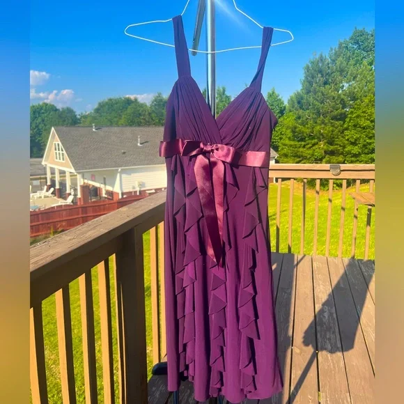 Betsy & Adam purple short sleeveless dress size 6 Betsy & Adam purple short sleeveless dress size 6